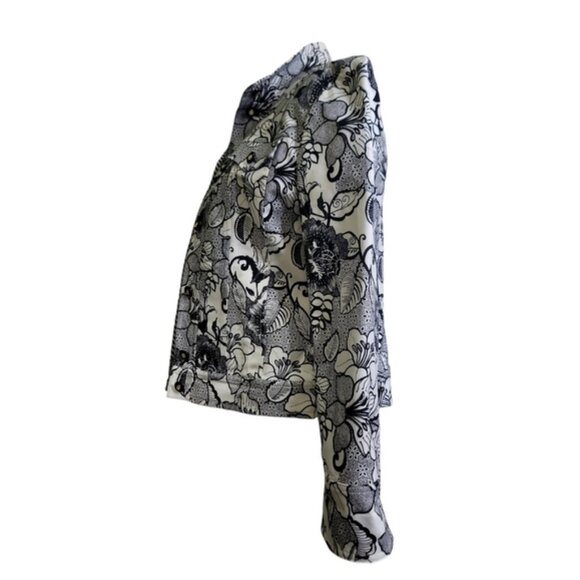 St. John Sport Floral/ abstract print jacket - Picture 3 of 5